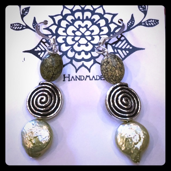 Serpentine Spiral Earrings